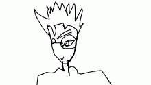 random vash drawing