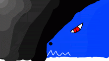 Dragon in a cave