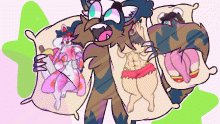 Star has some body pillows