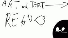 Art and text in Desc.