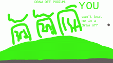 draw off podiums