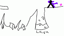 Casually turning into a stickman