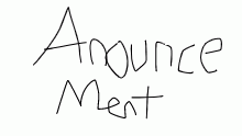 announcement