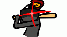 the cat in the hat with the bat