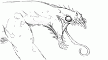 It hunts by noise.