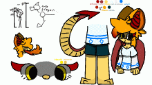 Half-dragon oc, but colored