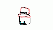 Red glowy hat