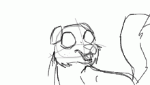 scribbly cat go MRAAAAAW