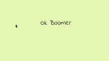 Ok Boomer