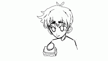 a man who loves his sandwich