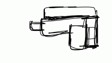 Gun shooting quick sketch