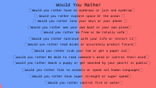 Would you rather