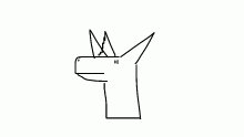 Wolf Sock puppet