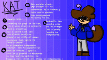 Kat character sheet