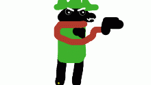 Ralsei with a gun