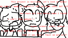 Literately me during science proj.
