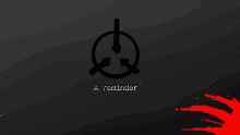 SCP casting reminder.