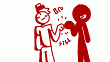 me and stickman