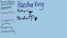 handwriting