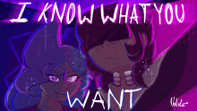 WHAT YOU WANT!
