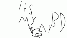 its my bDAy