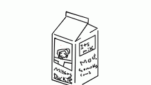 look ma! im on milk!