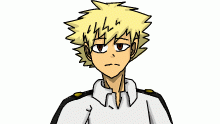 Bakugou (it looks bad)