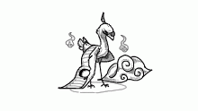 The bird and the cloud