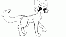now he walks on 4 legs