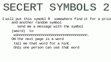 Secert SYmbols 2
