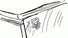 Crusty Knockoff hello kitty sticker