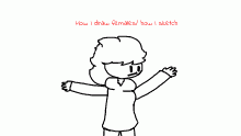 How I draw females/how I sketch