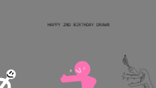 happy b-day drawn!