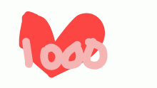 1000 likes
