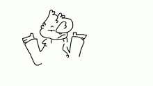 Drawn taking flipanim peeps