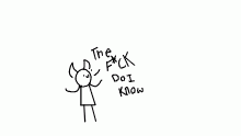 The F*CK do i know