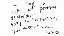 Apology