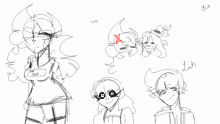 Night doodles