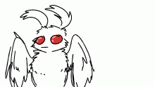 mothman doodles