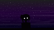 Starry Night Silhouette -w-