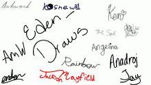 uh IDK how to write in cursive on