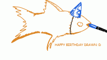 HAPPY BIRTHDAY DRAWN