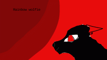 fan art for rainbow wolfie