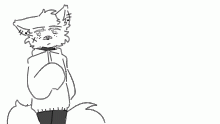 another sketch of my furry oc