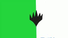 white green