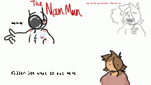 moonman bangs out the tunes