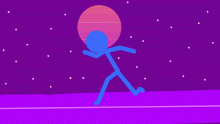stickman vaporwave thing