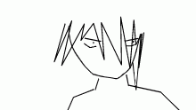 man with hair