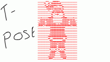 Santa T-pose