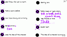 I clearly like checklists huh....